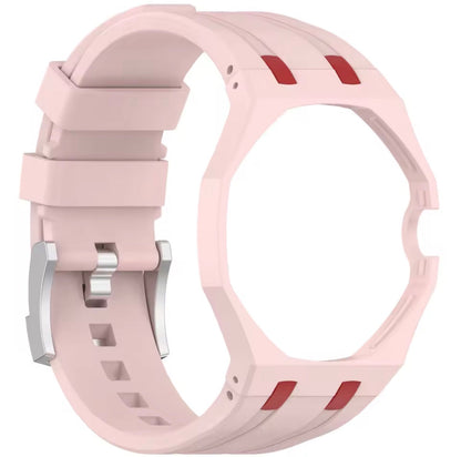 Masar Bracelet compatible avec Swatch Royal Pop x AP - Savonnette → couronne à 3h - Silicone