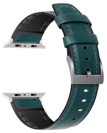Cinturino Ibrido Pelle TPU - Compatibile con Apple Watch