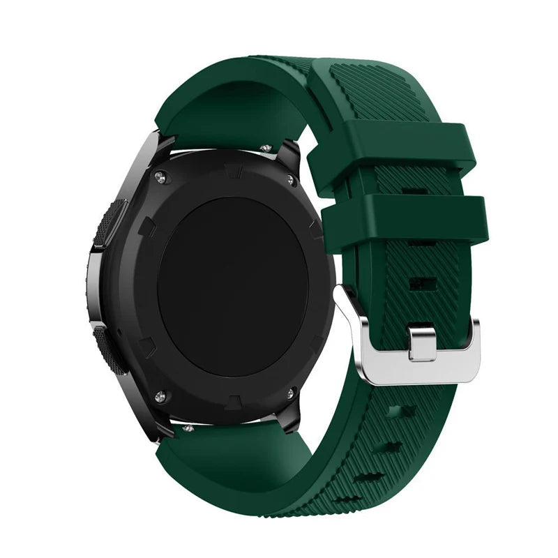 22mm soft silicone strap for Samsung Galaxy Watch 3 46mm Gear S3 Huawei Watch GT GT2 46mm comfortable strap for Amazfit GTR 47mm