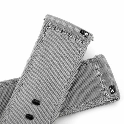 Bracelet de montre en Nylon à rayures classiques, 20mm 22mm, ceinture de sécurité brillante, libération rapide, Sport souple, accessoires de montre