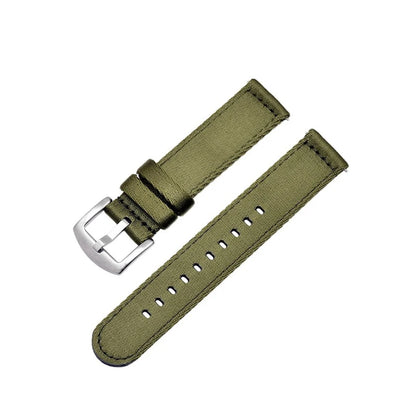 Bracelet de montre en Nylon à rayures classiques, 20mm 22mm, ceinture de sécurité brillante, libération rapide, Sport souple, accessoires de montre