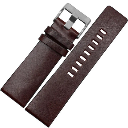 22 24 26 28 30mm 32mm Leather Watch Strap for Diesel Watch, Wristwatch Band for DZ4343 DZ7293 DZ7333