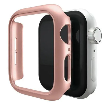 Étui de protection mat à la mode pour Apple Watch SE, coque rigide pour cadre iWatch 7 6 5 4 3 PC 41mm 44mm 38mm 42mm 45mm