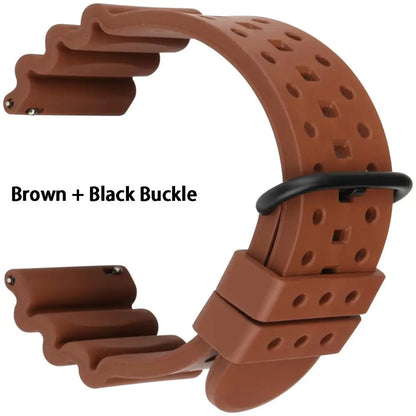 Bracelets de montre en caoutchouc à dégagement rapide, 20mm 22mm 24mm, accessoires de montre, Bracelet de montre de Sport Orange, ceinture de montre intelligente pour Casio