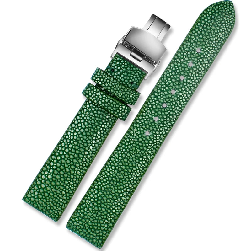 16mm bracelet de montre en cuir véritable bracelet de montre mode vert coloer rouge coloer noir coloer pour femmes bracelets de montre papillon