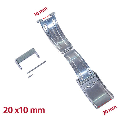 Stainless Steel Buckle, Metal Bracelet, 18x9mm, 20x10mm, New Collection