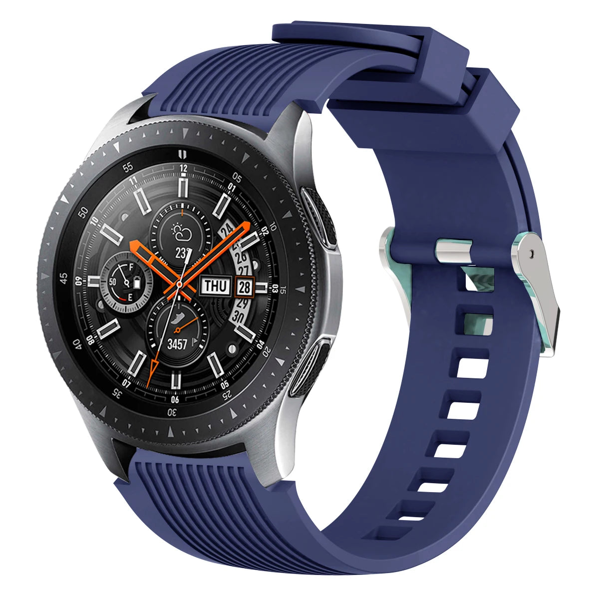 22mm soft silicone strap for Samsung Galaxy Watch 3 46mm Gear S3 Huawei Watch GT GT2 46mm comfortable strap for Amazfit GTR 47mm