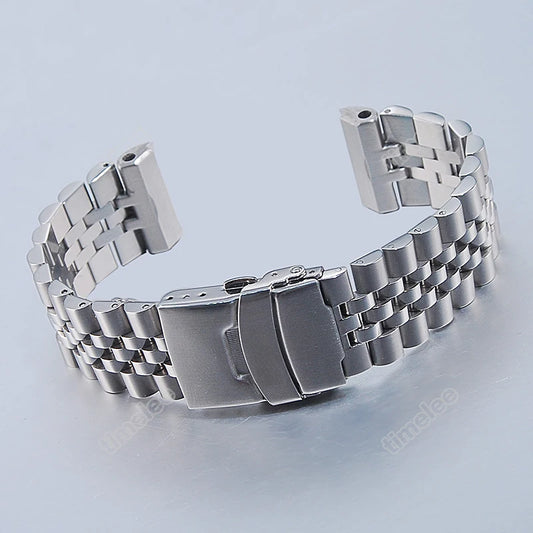 Cinturino per orologio Timelee, modello per tartarughe Prospex SRP773, SRP775 SRP777 SRP779 da 22 mm e cinturino in acciaio inossidabile PAD