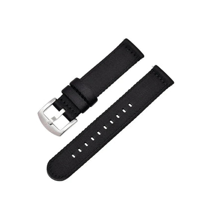 Bracelet de montre en Nylon à rayures classiques, 20mm 22mm, ceinture de sécurité brillante, libération rapide, Sport souple, accessoires de montre