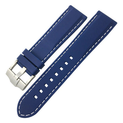 Correa de reloj flexible de caucho de silicona para hombre, correas de reloj de buceo, compatible con Hamilton, SEIKO, skx, Timex, Tag Heuer, IWC, CITIZEN, 20mm, 21mm, 22mm, 23mm, 24mm