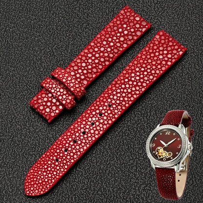 16mm bracelet de montre en cuir véritable bracelet de montre mode vert coloer rouge coloer noir coloer pour femmes bracelets de montre papillon