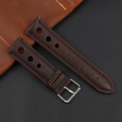 Leather watch strap, Fast - Vintage, Chronograph - Universal