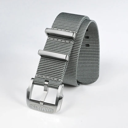 San Martin High Quality Nylon Military Pilot Watch Strap 20mm 22mm Universal Type Sport Paratrooper Bracelet Watch Parts