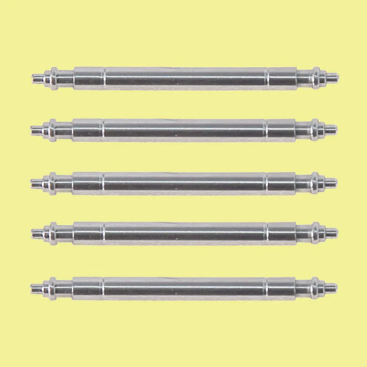 10 x barres de ressort/broches de montre de haute qualité 18,19,20,21,22mm, 1.8mm d'épaisseur, acier inoxydable 316