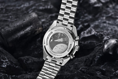 Orologio da uomo 40mm Cronografo al quarzo - PAGANI DESIGN Date AR Sapphire Sport