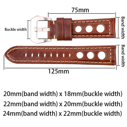 4 couleurs peau de vache bracelet de montre Vintage en cuir véritable 20mm 22mm 24mm bracelet de montre femmes hommes mode bracelet de montre ceinture avec boucle ardillon
