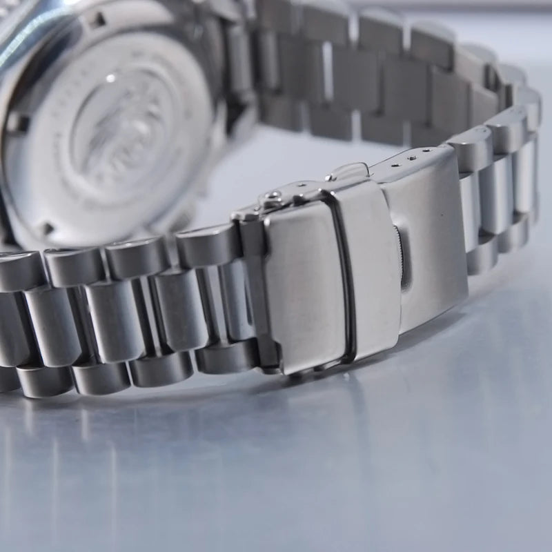 Cinturino per orologio curvo Timelee da 20 mm in acciaio inossidabile OYSTER BRACELET MOD per SKX013 SKX015