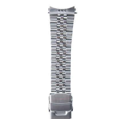 Timelee - Cinturino per orologio in acciaio inossidabile, 22 mm, estremità curva, MOD per SKXHouseSKX009 SKX011