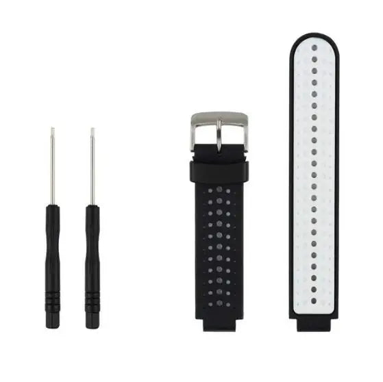 Cinturino per orologio Garmin Forerunner 235 235 Lite 735XT, cinturino in silicone per Forerunner 220 230 620 630