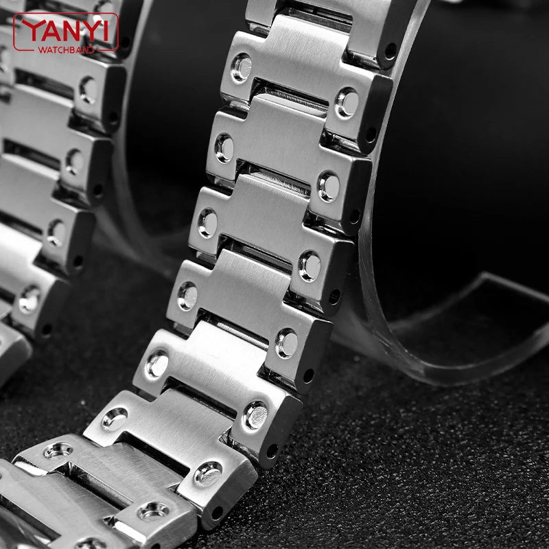 Bracelet de montre en acier inoxydable pour casio gshock GW-M5610 DW5600 GW-5000 GBM-2100 GA2100 GM5600 GM2100, bracelet de montre en acier massif