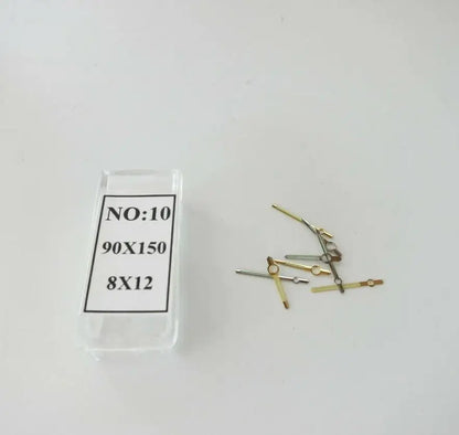 Set di lancette luminose per orologio, colore giallo-bianco, ore, minuti, secondi, assortimento di lancette per orologio 632CKC