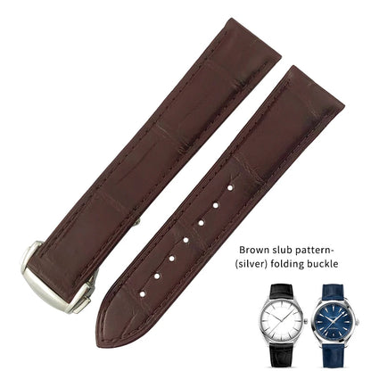 Bracelet De montre en cuir Crocodile, adapté pour Omega De Ville coaster Constellation 18mm 19mm 20mm 21mm 22mm, bracelet en peau d'alligator véritable