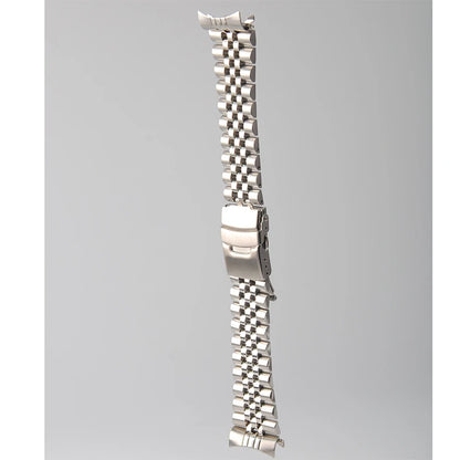 Bracelet en acier inoxydable solide Huître pour plongée sous-marine, double structure de verrouillage de sécurité, SKXHouseSKX009, 22mm