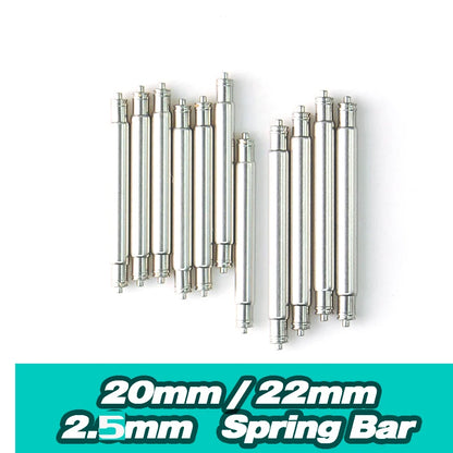 Barre à ressort 20mm 22mm, diamètre = 2.5mm 6309 7002 SKX007 Monster SKX779 Diver Z20Z22