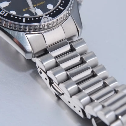 Cinturino per orologio curvo Timelee da 20 mm in acciaio inossidabile OYSTER BRACELET MOD per SKX013 SKX015