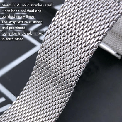 Cinturino solido per orologio in acciaio inossidabile, 20 mm 21 mm 22 mm, per IWC Pilot Portofino, oro rosa argento, strumenti di alta qualità