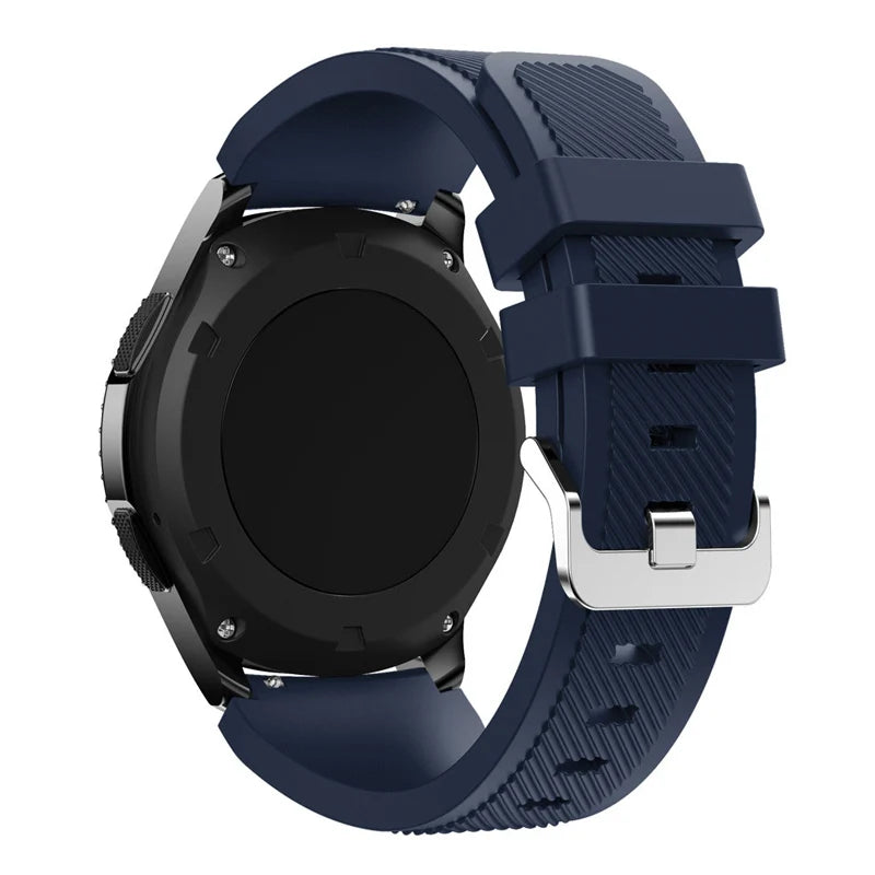 22mm soft silicone strap for Samsung Galaxy Watch 3 46mm Gear S3 Huawei Watch GT GT2 46mm comfortable strap for Amazfit GTR 47mm