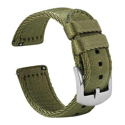Bracelet de montre en nylon de qualité supérieure à dégagement rapide, bracelet de montre, ceinture de sécurité, rayures militaires, remplacement, accessoires de montre, 20mm, 22mm