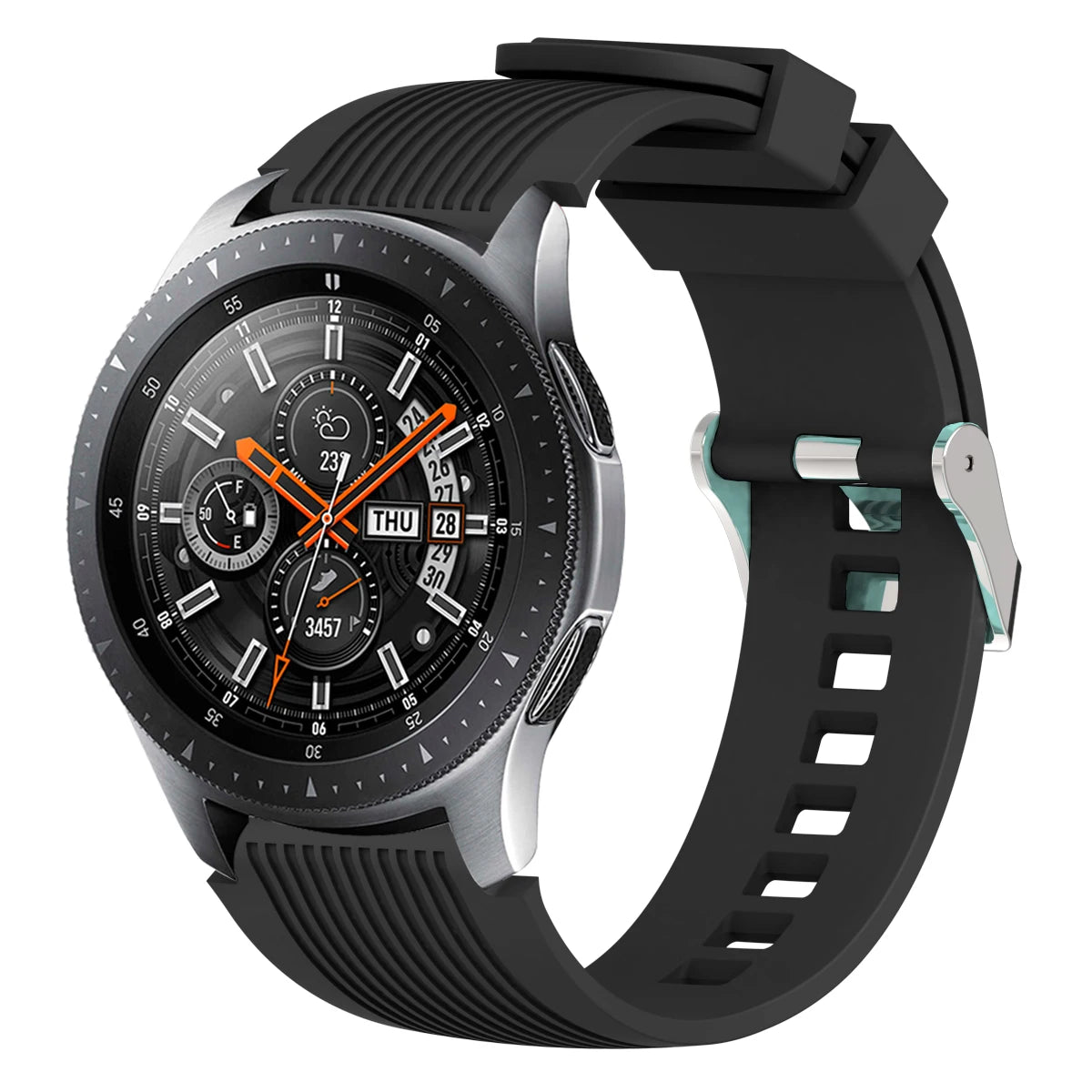 22mm soft silicone strap for Samsung Galaxy Watch 3 46mm Gear S3 Huawei Watch GT GT2 46mm comfortable strap for Amazfit GTR 47mm