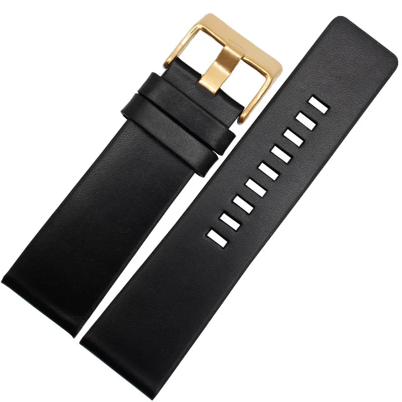 22 24 26 28 30mm 32mm Leather Watch Strap for Diesel Watch, Wristwatch Band for DZ4343 DZ7293 DZ7333
