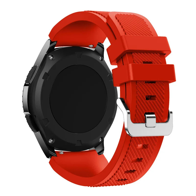22mm soft silicone strap for Samsung Galaxy Watch 3 46mm Gear S3 Huawei Watch GT GT2 46mm comfortable strap for Amazfit GTR 47mm
