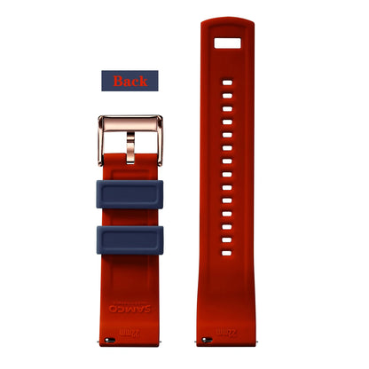 Bracelet de montre en Silicone de qualité supérieure, 18mm 20mm 22mm, à dégagement rapide, en caoutchouc, de remplacement