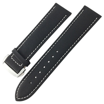 Cinturino di ricambio per orologio astronomico in tela e pelle per Omega Seam84300, Planet-Ocean SeATM, cinturino in nylon Hamilton, 20mm, 22mm, 19mm, 21mm