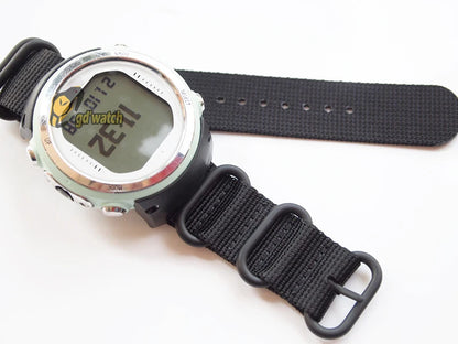 For Suunto D4 D4i Dive Computer Watch Nylon Strap + ABS Adapters + Screw Bars