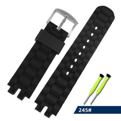 PROTREK - Cinturino per orologio in silicone per Casio PRW-3000/3100/6000/6100Y, per sport da alpinismo, cintura con accessori modificati da uomo