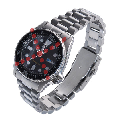 Cinturino per orologio curvo Timelee da 20 mm in acciaio inossidabile OYSTER BRACELET MOD per SKX013 SKX015