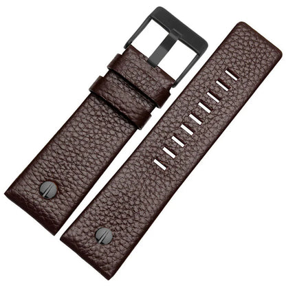 Genuine Leather Watch Strap 22 24 26 27 28 30 32mm, for Diesel DZ7370 DZ7313 DZ7413 DZ7257, leather watch band