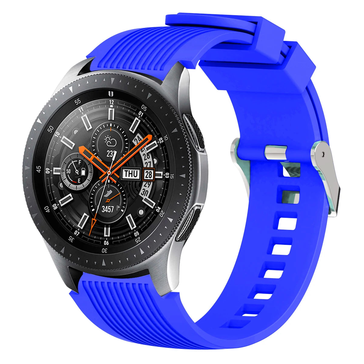 22mm soft silicone strap for Samsung Galaxy Watch 3 46mm Gear S3 Huawei Watch GT GT2 46mm comfortable strap for Amazfit GTR 47mm