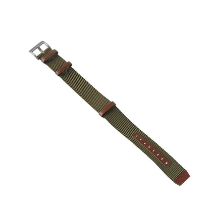 Cinturino per orologio da campo cachi H 69439931 441 in nylon e vera pelle nero verde grigio 18mm 20mm 22mm per orologio sportivo da uomo per esterni