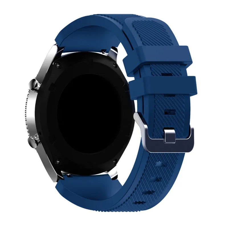 22mm soft silicone strap for Samsung Galaxy Watch 3 46mm Gear S3 Huawei Watch GT GT2 46mm comfortable strap for Amazfit GTR 47mm