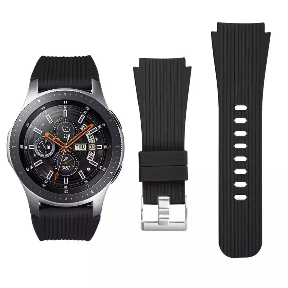 22mm soft silicone strap for Samsung Galaxy Watch 3 46mm Gear S3 Huawei Watch GT GT2 46mm comfortable strap for Amazfit GTR 47mm