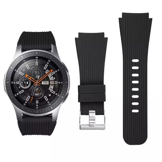 Cinturino in silicone morbido da 22 mm per Samsung Galaxy Watch 3 46 mm Gear S3 Huawei Watch GT GT2 46 mm cinturino comodo per Amazfit GTR 47 mm