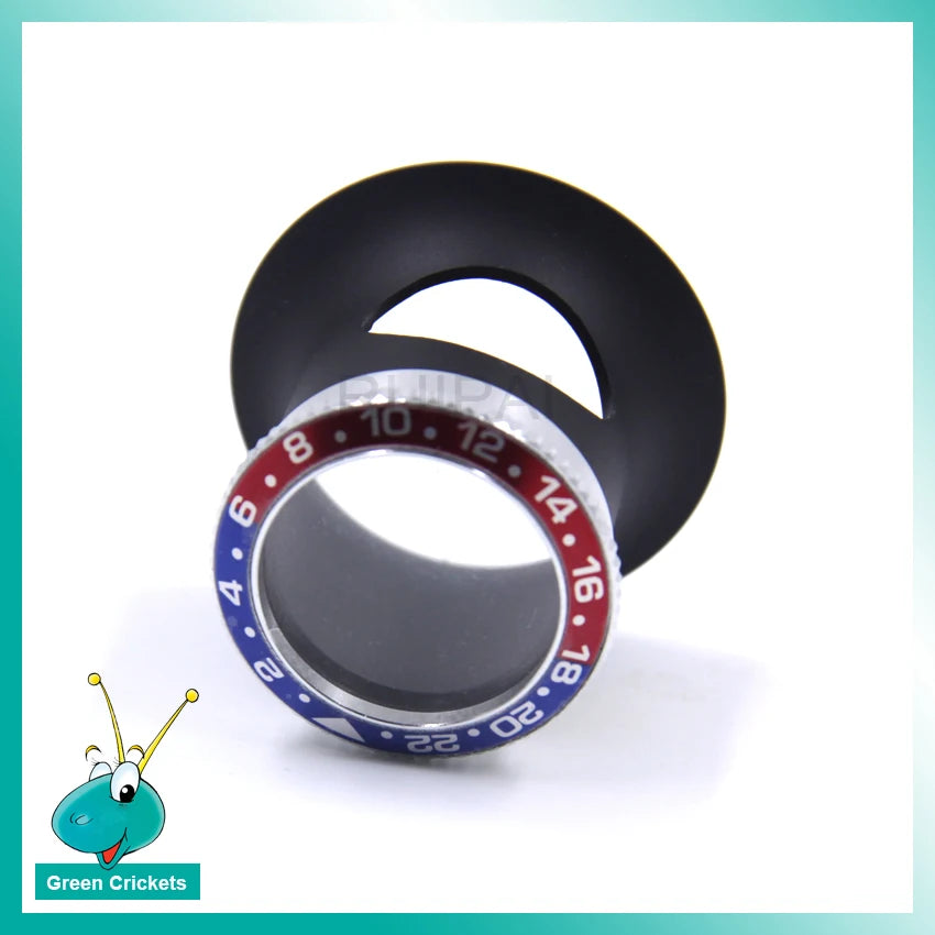 Outil de réparation de montre haut de gamme, Loupe optique 3X, lentille de nettoyage du corps en alliage d'aluminium avec lunette Rlx, outil de montre pour horloger