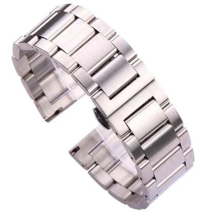 Men's and Women's Watch Straps, Solid Stainless Steel, 18mm, 20mm, 21mm, 22mm, 23mm, 24mm, Accessories