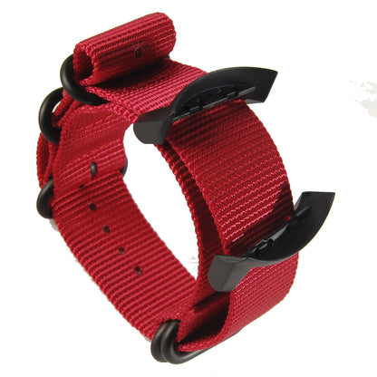 For Suunto D6 D6I Dive Computer Watch Nylon Straps + ABS Adapters + Screw Bars