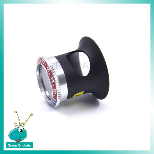 Strumento di riparazione per orologi di fascia alta, lente d'ingrandimento ottica 3X, lente per la pulizia del corpo in lega di alluminio con ghiera Rlx, strumento per orologiai